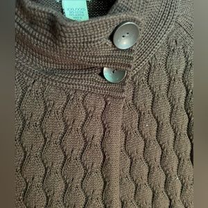 Izod brown open cardigan xxl